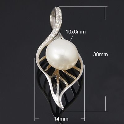 Sterling Silver Pearl Pendants