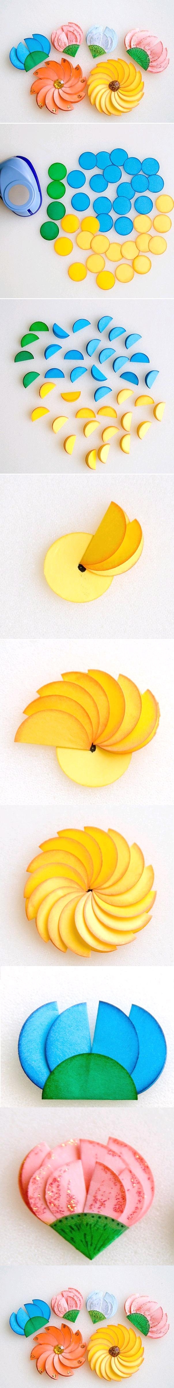 DIY Flower Wheel Crafts DIY Flower Wheel Crafts