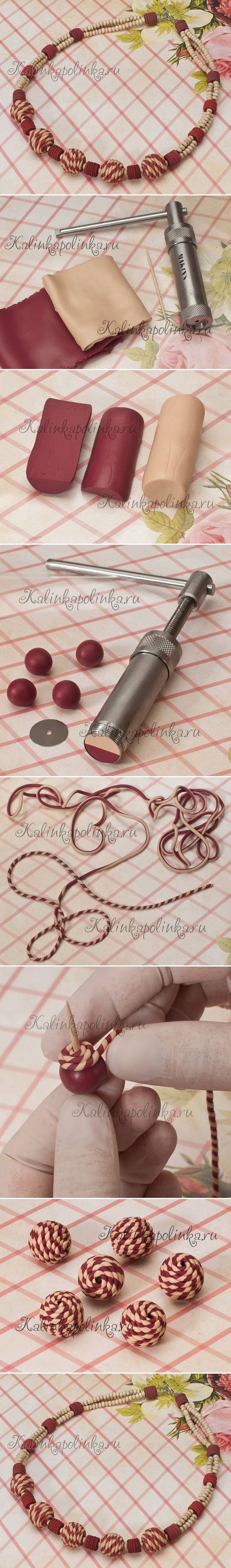 DIY Clay Beads Collar DIY Clay Beads Collar