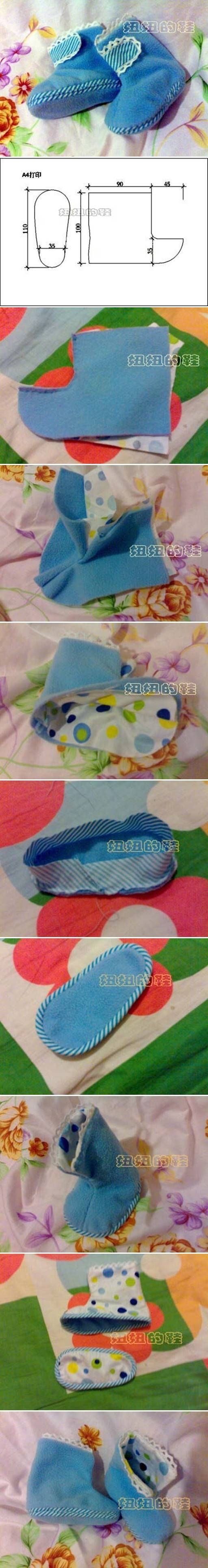 DIY Baby Boots DIY Baby Boots