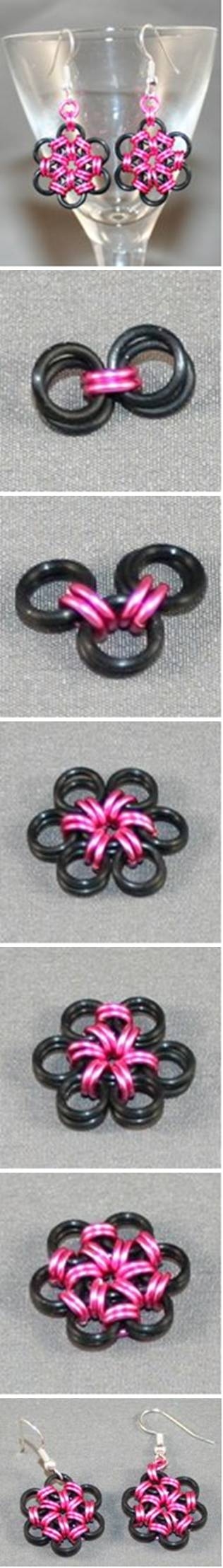 DIY Metal RIng Earrings