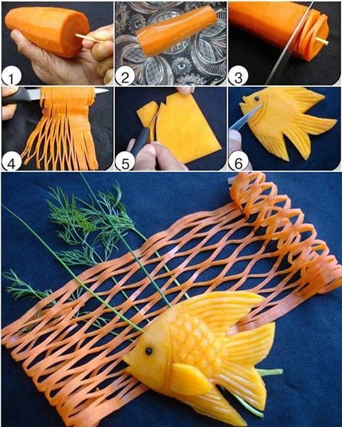 Carrot Food Art