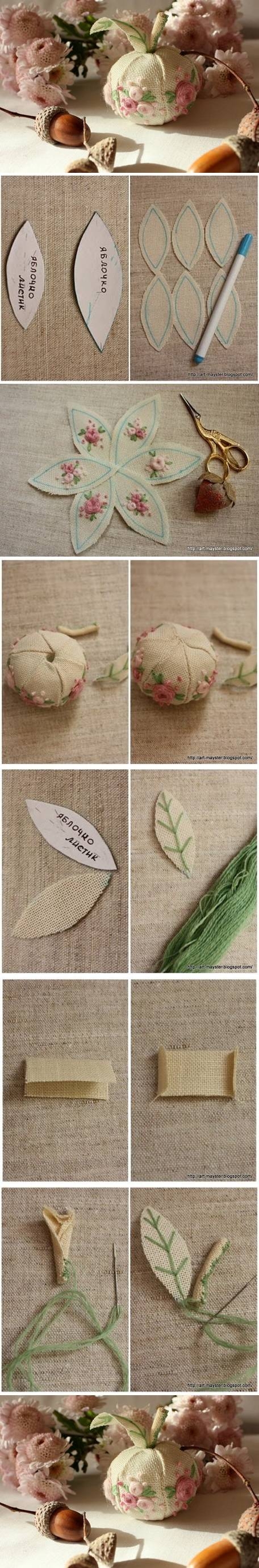 DIY Fabric Apple Decor
