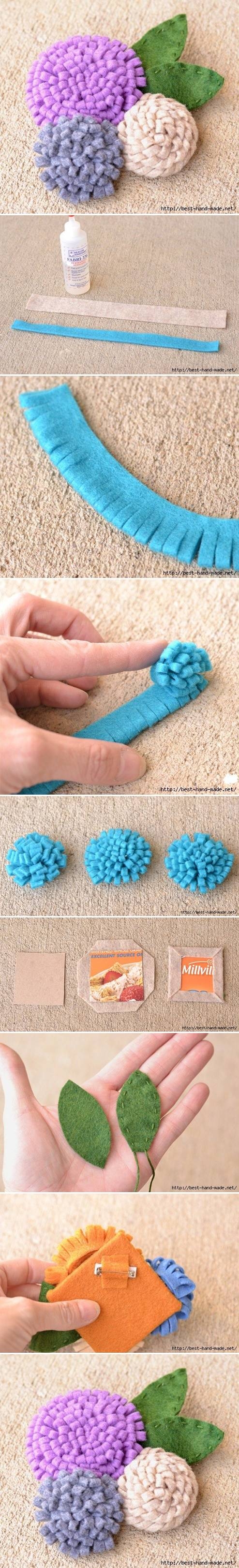 DIY Nice Simple Felt Flower