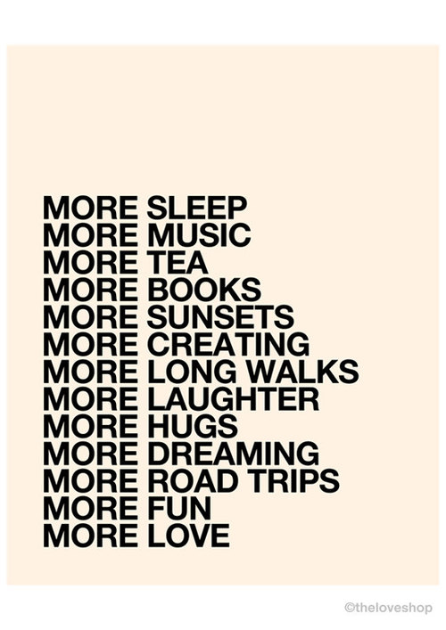 More love More love