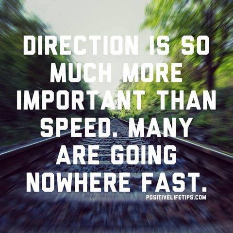 Direction Is So Much More Important Than Speed Pictures, Photos, and ...
