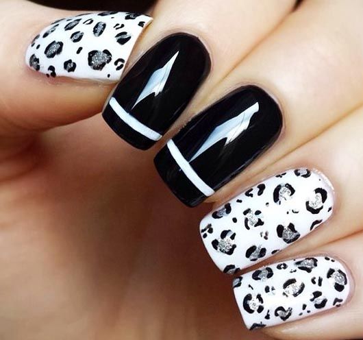 Black And White Leopard Nails Pictures, Photos, and Images for Facebook, Tumblr, Pinterest, and