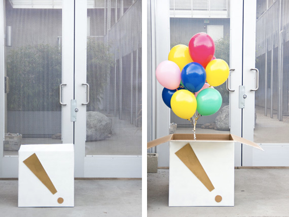 Balloon surprise box