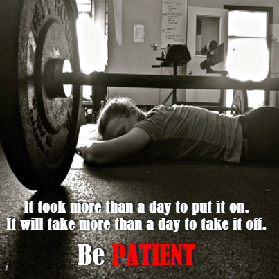 Be patient
