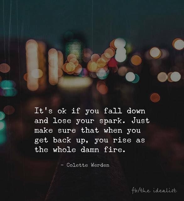 It's Okay If You Fall Down And Lose Your Spark Pictures, Photos, and