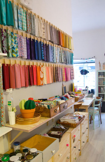 Pretty fabric storage