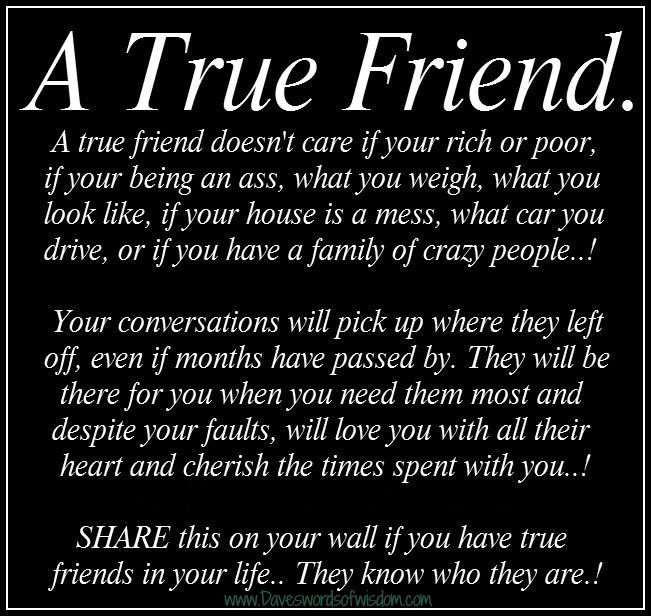 A True Friend.... Pictures, Photos, and Images for Facebook, Tumblr, Pinterest, and Twitter