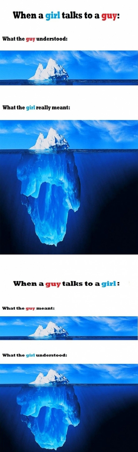 When a girl talks to a guy When a girl talks to a guy