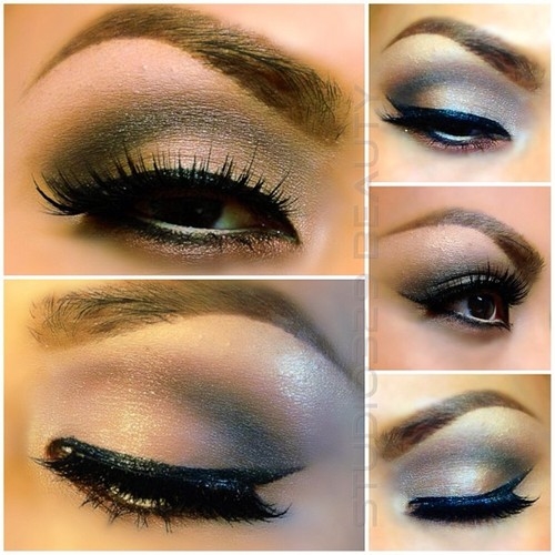 Eyelash and eye shadow design