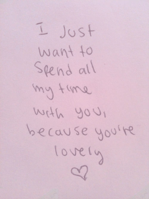 I wanna spend all my time with you I wanna spend all my time with you