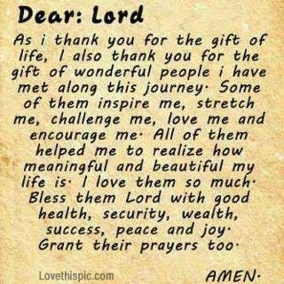 Dear Lord