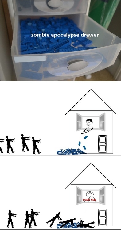 Zombie apocalypse drawer Zombie apocalypse drawer