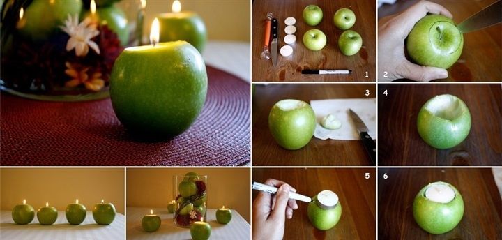 Apple Candle Apple Candle