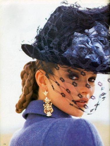 Stylish Hat with Veil