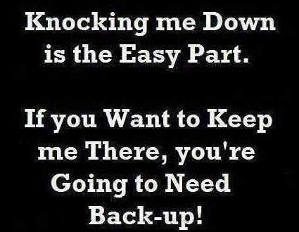 knocking me down knocking me down