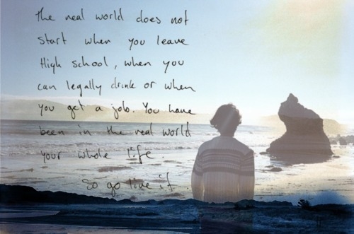 The real world The real world