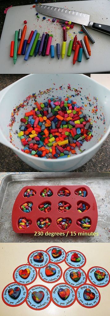 DIY Colorful Hearts