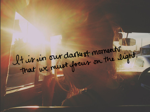 Our darkest moments