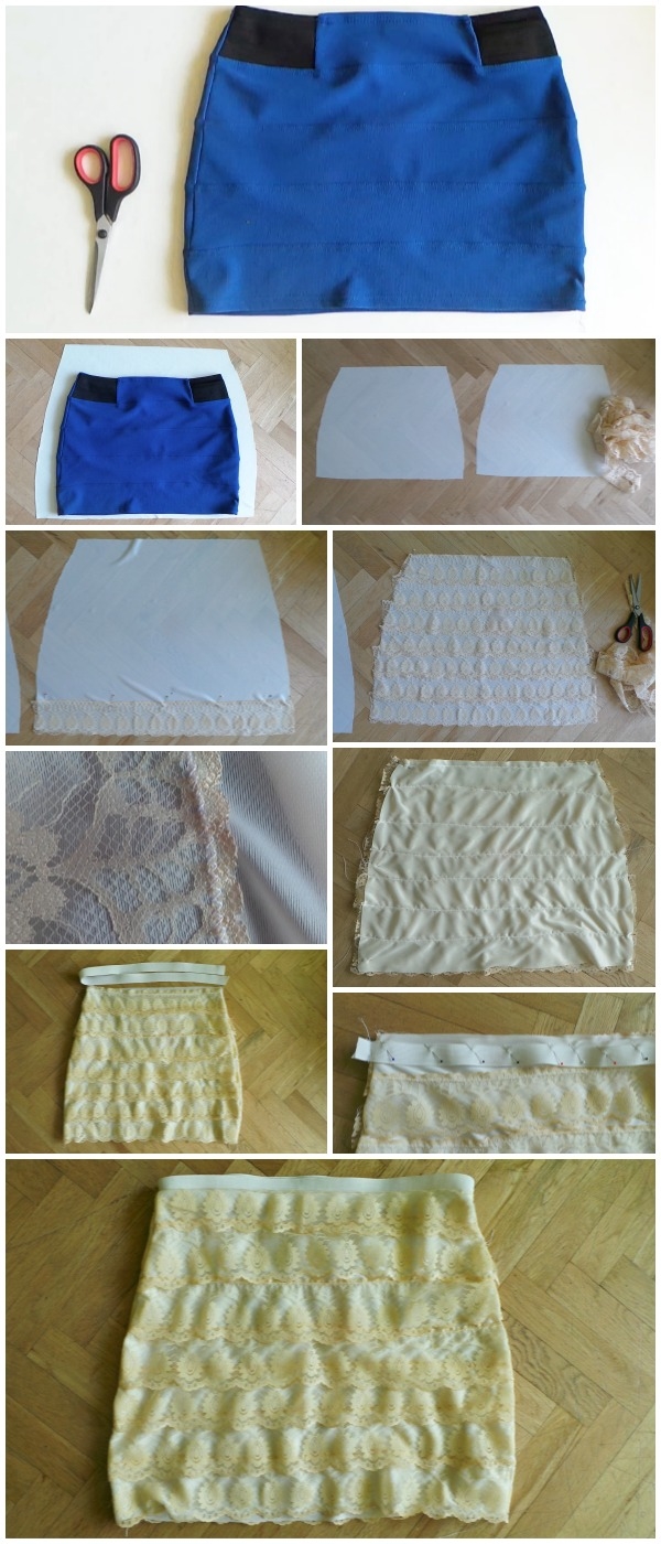DIY Lace Skirt