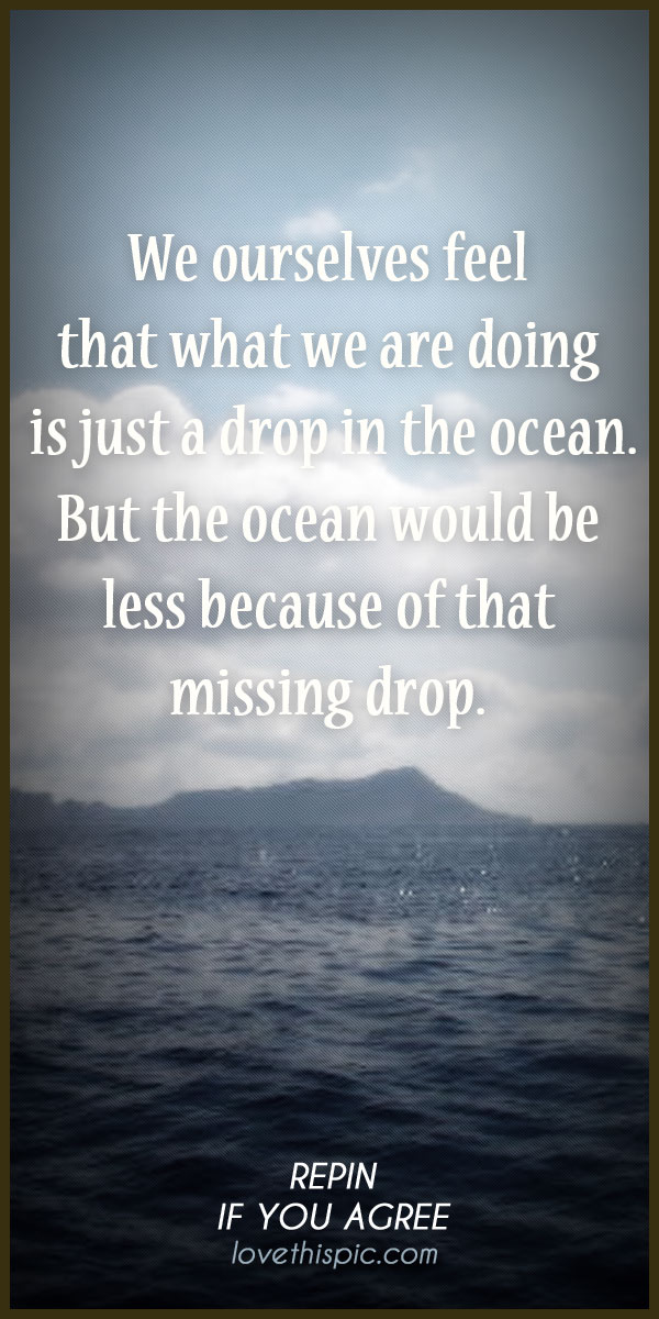Just a drop
