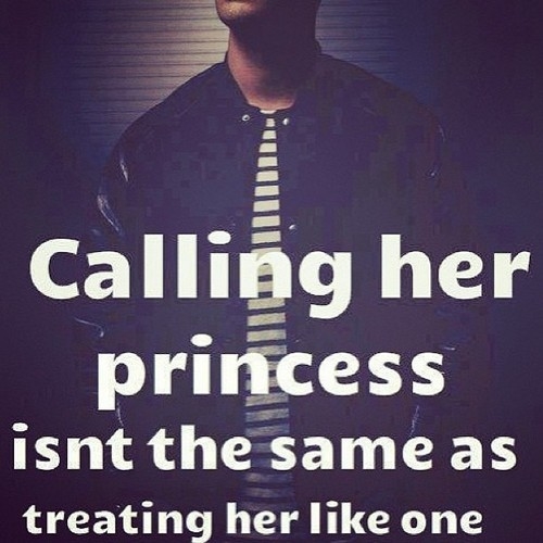 Calling her princess Calling her princess