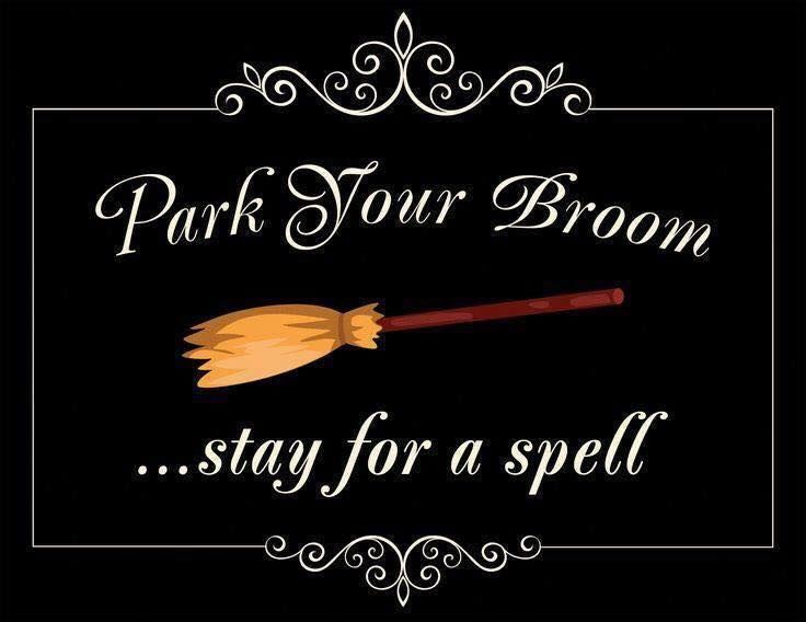 Park Your Broom...stay For A Spell. Pictures, Photos, and Images for