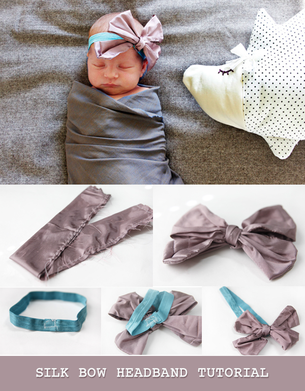 Sewn baby's headband