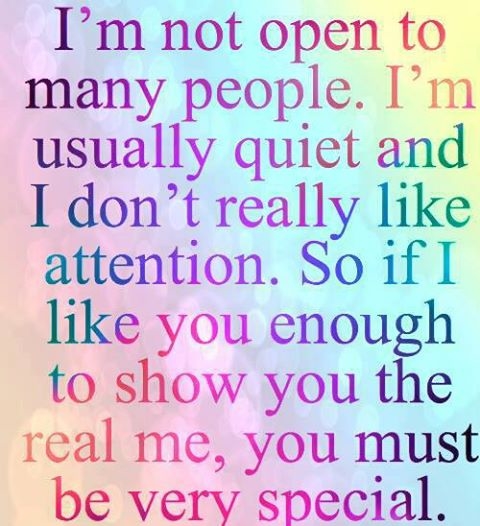 im not open to many people im not open to many people