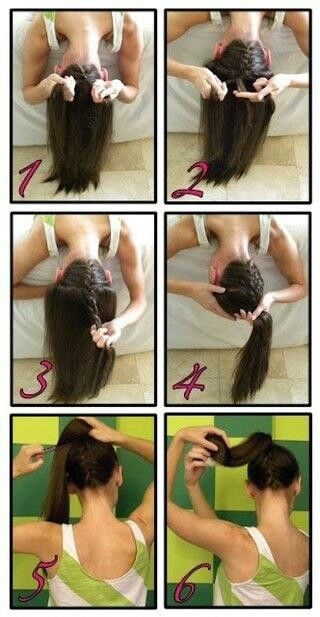 DIY Pony Tail Bun