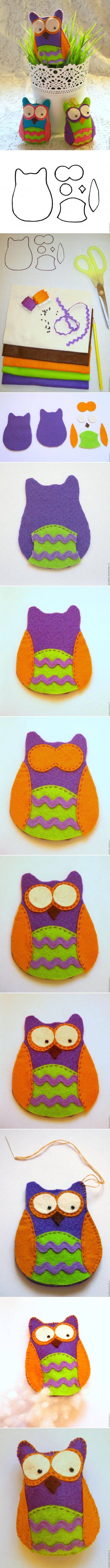 DIY Felt Owl