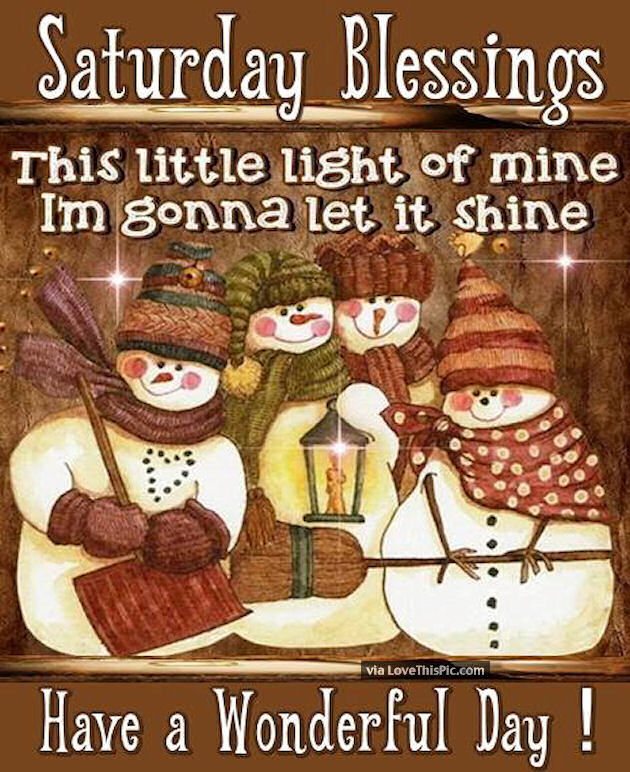 Winter Saturday Blessings Pictures, Photos, and Images for Facebook