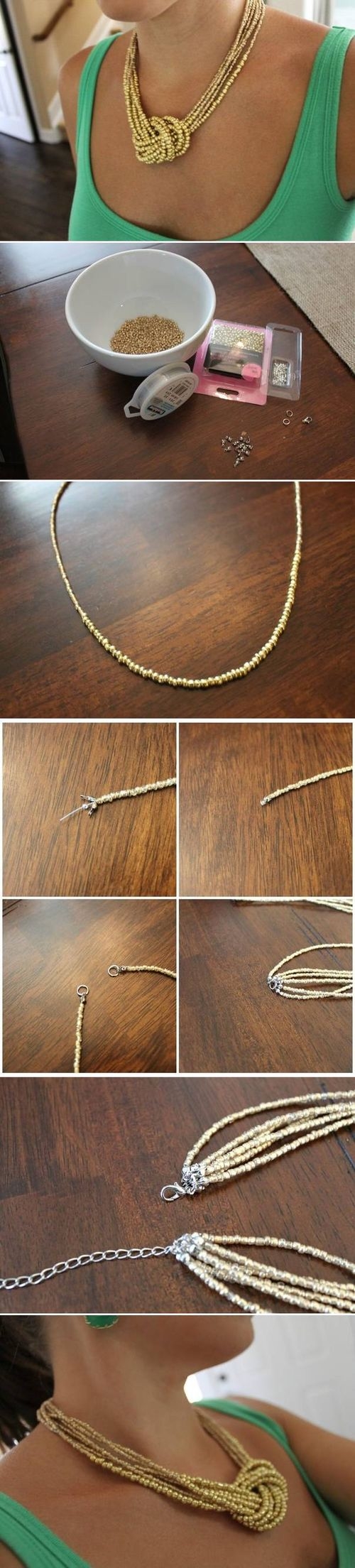 DIY Simple Bead Necklace DIY Simple Bead Necklace