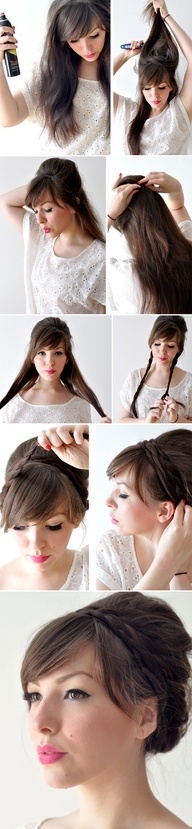 DIY Updo Hair Style DIY Updo Hair Style