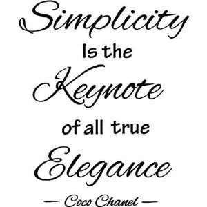 Simplicity Simplicity