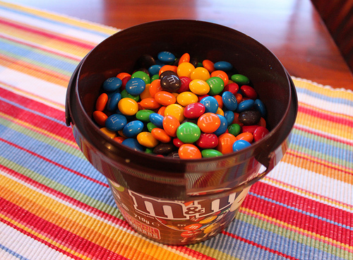 M and M Bucket