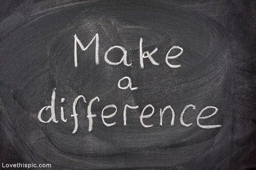 Make a difference Make a difference