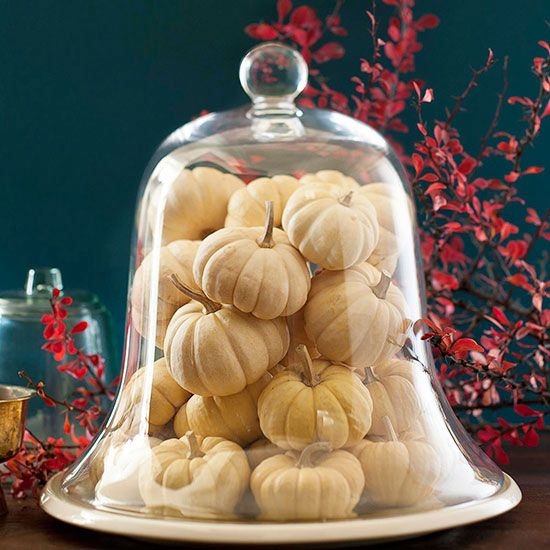 Small White Pumpkin Centerpiece Small White Pumpkin Centerpiece