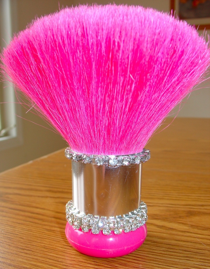 Hot Pink Makeup Brush