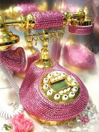 Sparkly Pink Phone Sparkly Pink Phone