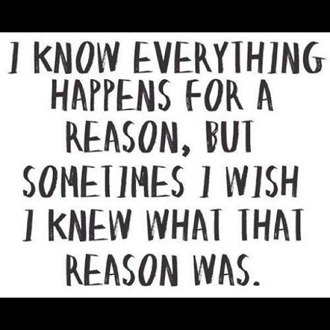 everything happens for a reason