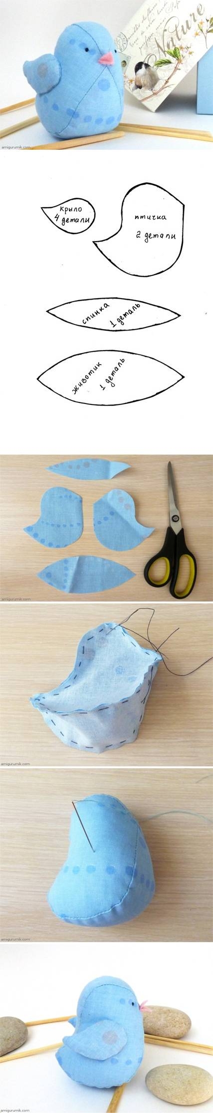 DIY Little Fabric Bird Doll DIY Little Fabric Bird Doll