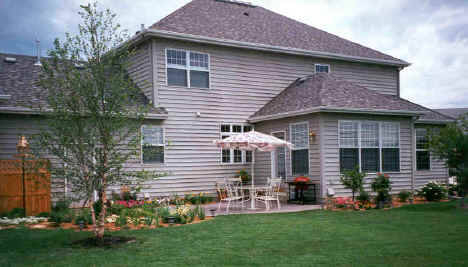 Townhouse landscaping
