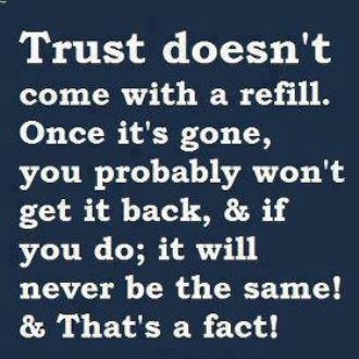 trust doesnt come with a refill trust doesnt come with a refill