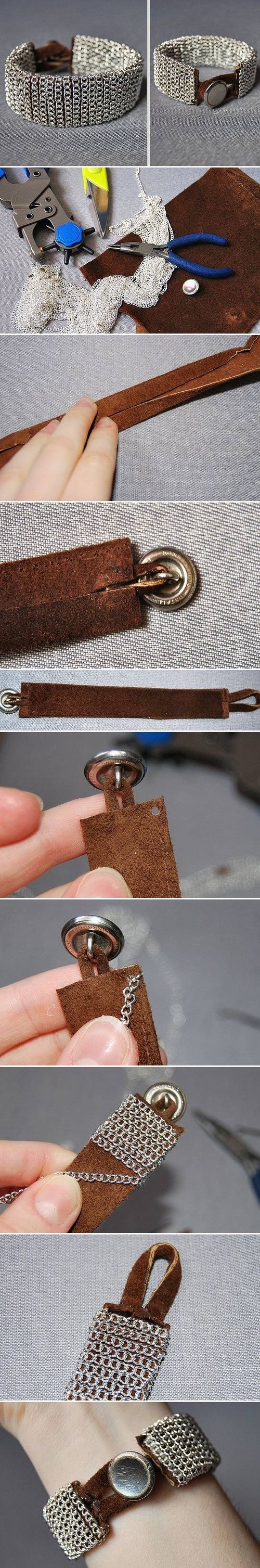 DIY Easy Chain Bracelet DIY Easy Chain Bracelet