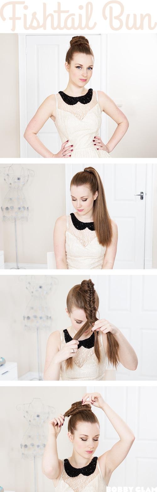 DIY Fishtail Bun DIY Fishtail Bun